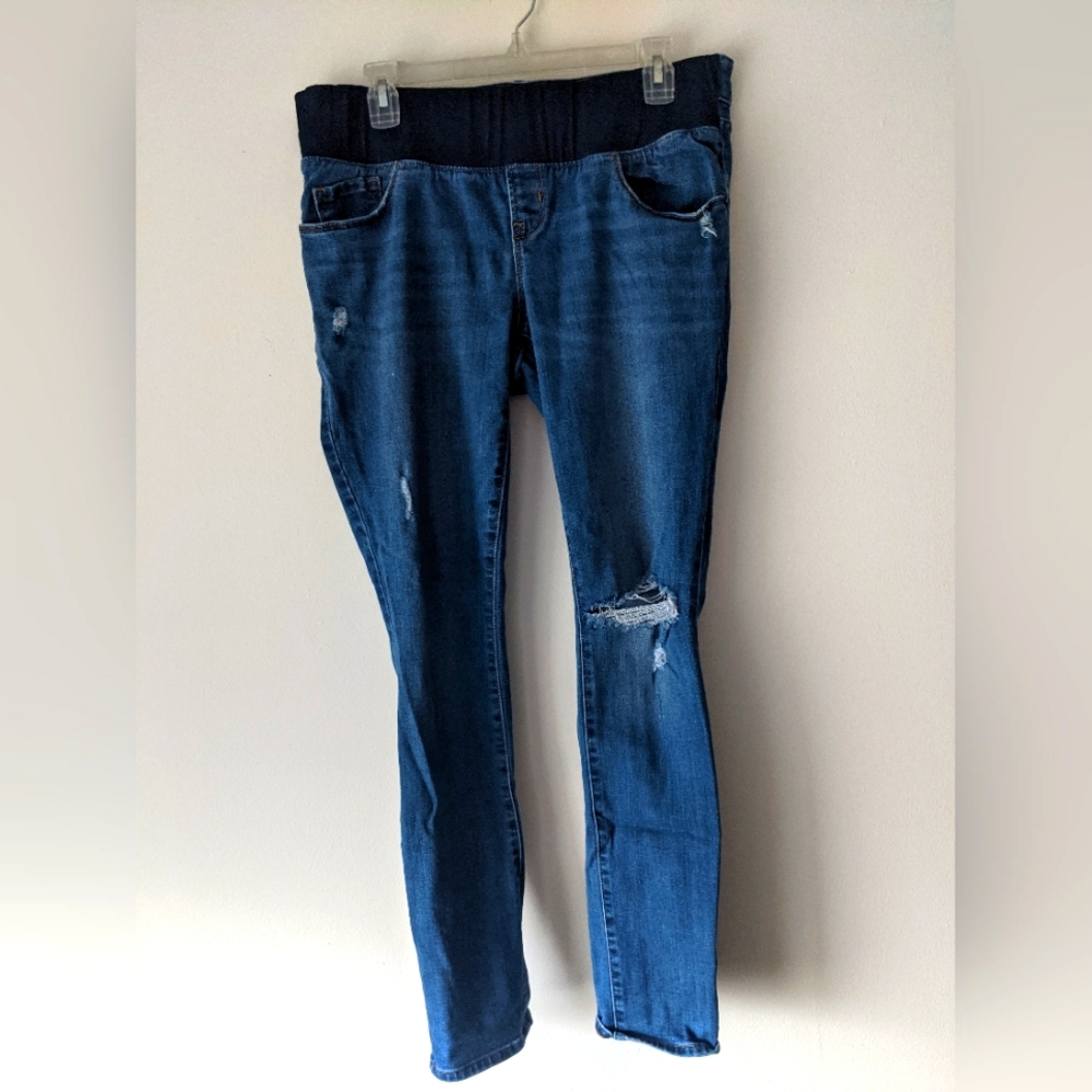Old Navy Blue Maternity Jeans